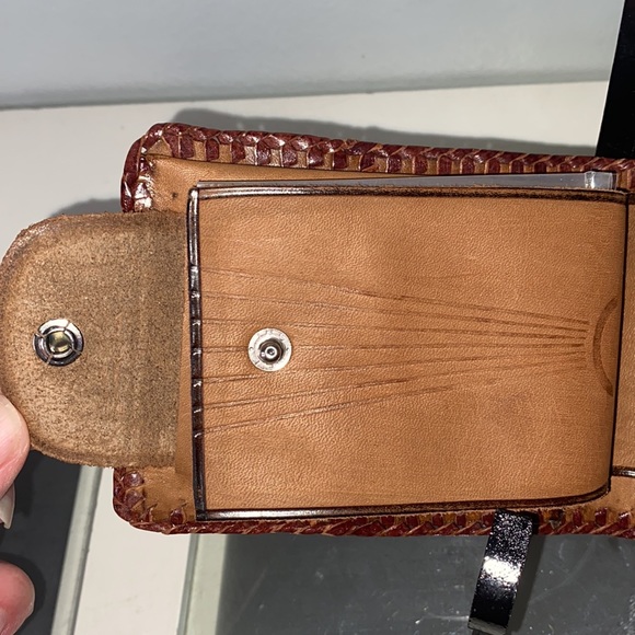 Vintage Tooled Leather Horse & Barn Country Western Wallet Billfold - Picture 9 of 16